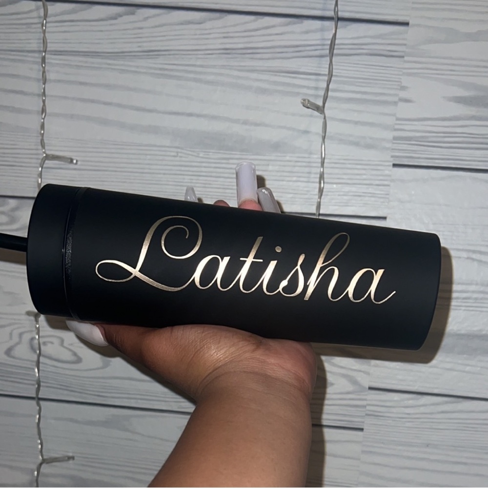 Handmade custom tumblr with name, message me to order your custom mug tumblr